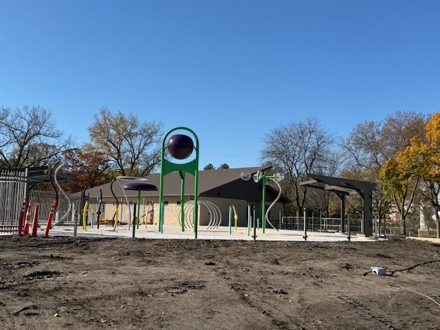 Silver Lake Park pool and splash pad construction in Rochester Minnesota