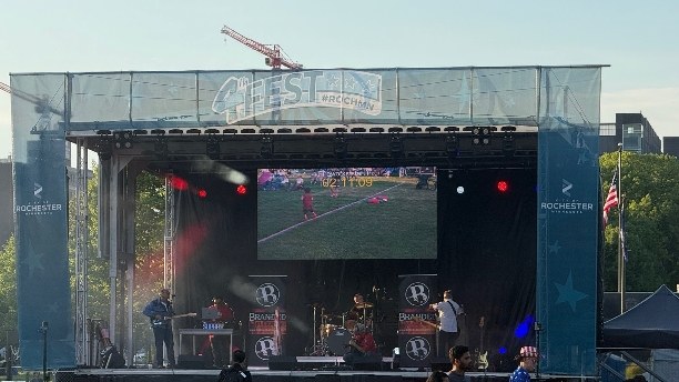 Live music on the main stage at Rochester 4th Fest Independence Day celebration